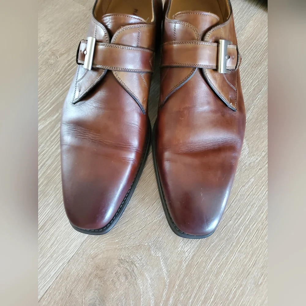 MAGNANNI ‘MARCO’ MENS BROWN CUERO CALF SKIN LEATHER SIZE 13M $399